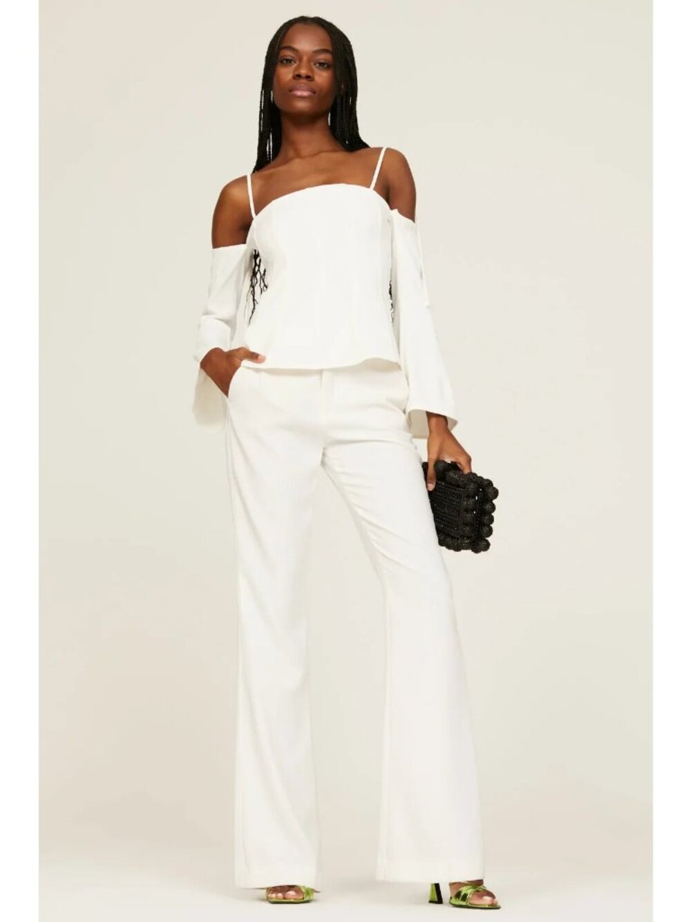 R-12. Third Floor Off Shoulder Top White US 2